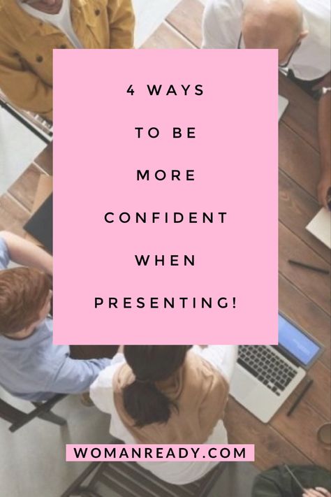 Love it or hate it, doing a presentation is often part of the job! Here are 4 ways to become more confident before you present. #work #speech #presentation Speech Presentation, Leadership Advice, Business Development Strategy, Become More Confident, Hilary Clinton, Be More Confident, Two Kinds Of People, Lack Of Confidence, Career Planning