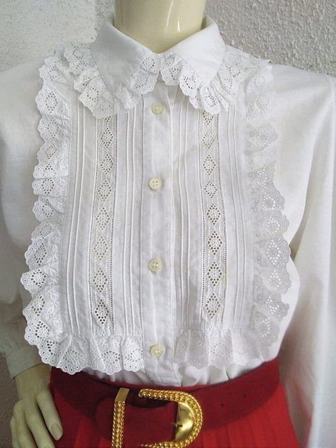 80s folk austrian blouse, trachten prairie blouse, puffy sleeve, edwardian victorian style blouse, puffy sleeve, cottagecore cotton blouse, 44 size. measurements lying flat : shoulders :36 cm (14 inches) bust :51 cm (20 inches) total length :59 cm (23 inches) sleeve length :61 cm (24 inches Prairie Blouse, Poet Blouse, Victorian Blouse, Fancy Blouses, Style Blouse, Cotton Blouse, Wool Scarf, Christmas Dress, Victorian Style