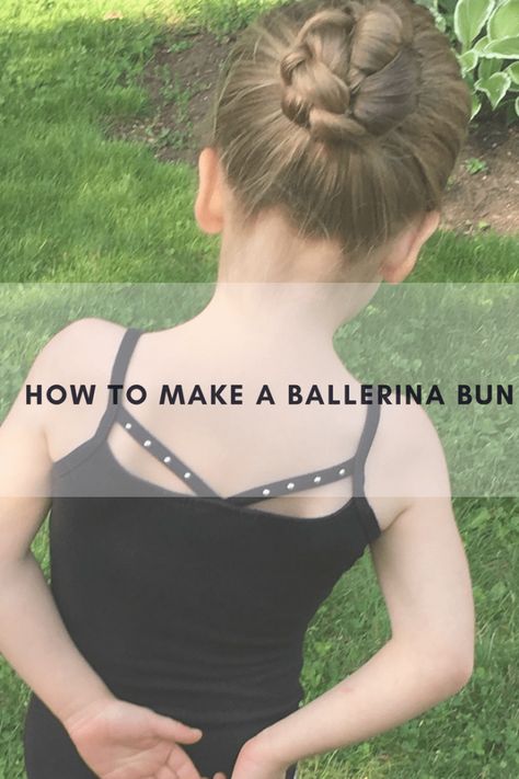 How to Create an Easy Ballerina Bun | MomTrends Ballerina Bun Kids, Easy Ballerina Bun, Kids Updo, Dancers Bun, Recital Hairstyles, Dancing Hairstyles, Ballerina Hair, Girls Updo, Toddler Ballet