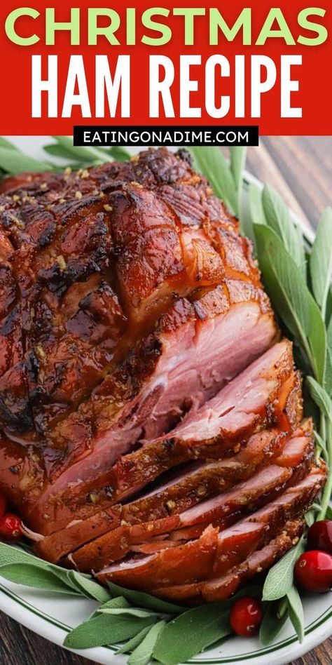 Best Christmas Ham, Honey Baked Ham Glaze, Christmas Ham Glaze, Baked Ham Glaze, Ham Dinner Sides, Thanksgiving Ham Recipes, Gourmet Thanksgiving, Ham Recipes Crockpot, Christmas Ham Recipes