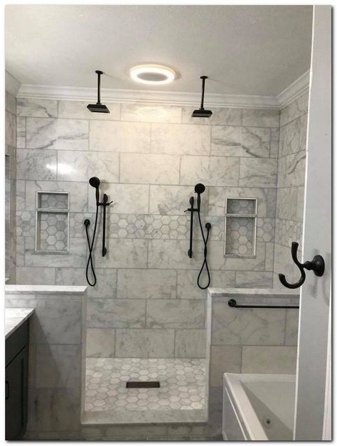 Master Shower, Bad Inspiration, Bathroom Remodel Shower, Bathroom Remodel Designs, Dream Bathrooms, Bathroom Layout, Shower Remodel, Bathroom Remodel Master, Diy Bathroom