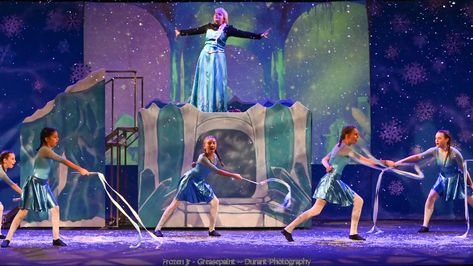 Frozen Jr. SUMMER Cast – Greasepaint Theater Frozen Jr Musical Costumes, Frozen Jr Set Design Ideas, Frozen Jr Set Design, Frozen Jr Set, Frozen Musical, Frozen Jr, Frozen Soundtrack, Promo Videos, Scenic Design