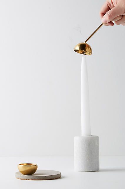 Cny Dragon, Company Decor, Candle Photography Ideas, Candle Snuffers, Minimal Candles, Minimalist Candle, Mid Century Eclectic, Minimalist Candles, Marble Candle Holder