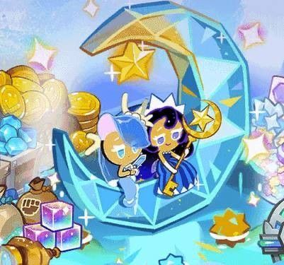 Sea Fairy Cookie Pfp, Sea Fairy Cookie, Moonlight Cookie, Sea Fairy, Moon Cookies, Cookie Kingdom, Yummy Biscuits, Cookie Games, Moon Fairy