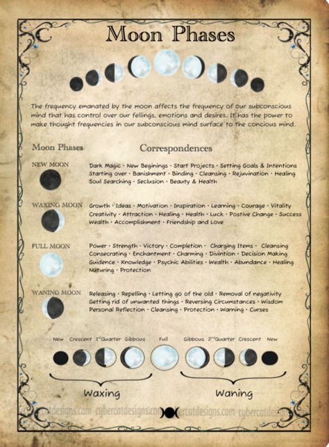 Book of Shadows | Book of Shadows by Cybercat Designs | Page 9 Mini Grimoire, Witchy Knowledge, Spell Ingredients, Magickal Correspondences, Magical Recipes, Divination Witch, Witchy Mama, Witchy Cottagecore, Moon Meaning