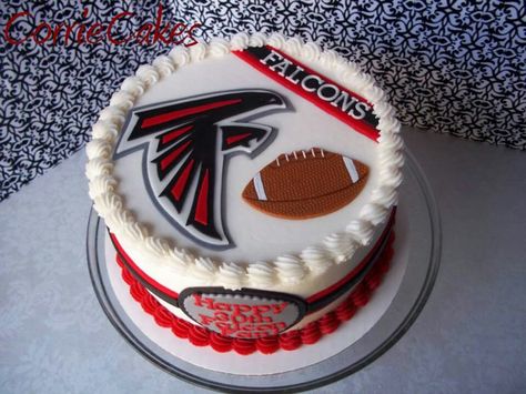 Falcons Sports Cakes, Sport Cakes, Atlanta Falcons, Cake Decorating, Atlanta, Birthday Cake, Cake, Sports, Birthday