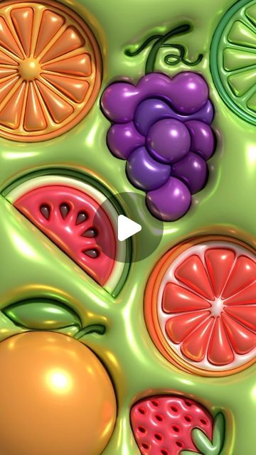 Maddy Thompson ✨🦋☮️ on Instagram: "3D FRUITS 🍓🍇🍊🍋  Happy Monday!  #adobeillustratortutorial #graphicdesign #graphicdesigner #digitalart #vectorart #branding #logodesigner #freelancedesigner #logo #branding" Fruit 3d Art, 50k Views, Adobe Illustrator Tutorials, July 15, Happy Monday, 3d Art, Logo Branding, Vector Art, Digital Art