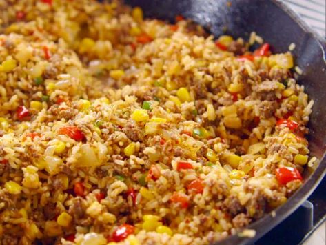 Tex Mex Fried Rice, Fresh Corn Casserole, Hominy Casserole, Popular Casseroles, Slow Cooked Ribs, Mexican Rice Casserole, Cauliflower Fried Rice Recipes, Devilled Eggs Recipe Best, Twice Baked Potatoes Casserole