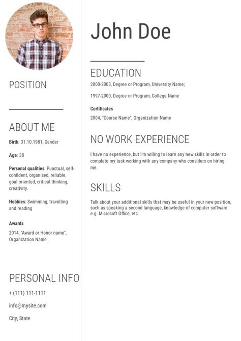 Student resume sample, made on Wilda Resume For Working Student, Bba Student Resume, Internship Resume Student, Simple Resume Format For Freshers, Cv Ideas For Students, Resume Template For Students, Resume Ideas For Students, Resume For Students With No Experience, Resume For Students