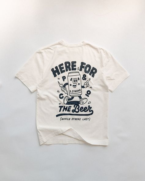 Here For The Beer T-shirt in off-white is a perfect tee for any occasion. Whether you're at a party, a concert, or just hanging out with friends, this shirt will let everyone know what you're about. #hereforthebeer #beer / #Off_White_Graphic_Tee #Cute_Graphic_Shirts #Men’s_Graphic_Tee #Cool_Tshirt_Designs_Creative Graphic Men T-shirts, Tshirt Print Design Graphic Tees, Men’s Graphic Tees, Cool Tshirt Designs Graphic Tees, Mens Graphic Tees Prints, Off White Graphic, Graphic Tees Men, Retro T Shirts, Vintage Shirt Design