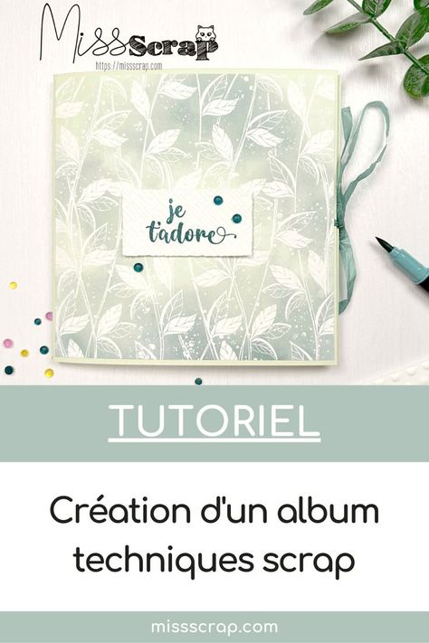 Réalisation d'un joli album avec des techniques de scrapbooking qui permettent de belles choses originales et pleines de sens. Offre aujourd'hui une belle carte pour montrer ton amour ou ton amitié à la personne de ton choix avec un cadeau fait main ! Missscrap Mini Albums Photo, Album Photo Scrapbooking, Mini Albums Scrap, Scrap Album, Album Scrapbooking, Photo Album Scrapbooking, Scrapbook Albums, Mini Album, Mini Albums