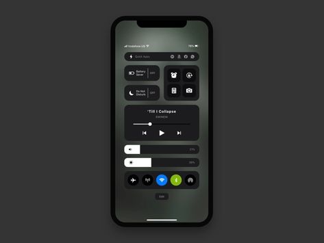 Ios18 Control Center, Iphone Concept, Cute Wallpapers For Android, Homescreen Setup, Iphone Ui, Themes For Mobile, Mobile Ui Patterns, Mobile App Design Inspiration, Android Theme