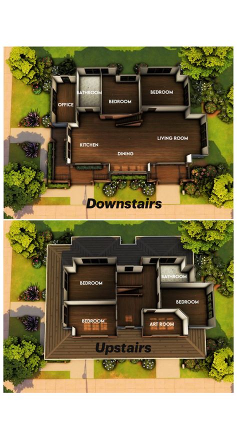 Sims House Design Floor Plans, Sims 3 Houses Ideas, Sims 4 Houses Layout, The Sims 4 Lots, Sims Freeplay Houses, Sims 4 House Plans, Sims 4 House Building, Sims 4 House Design, Casas The Sims 4