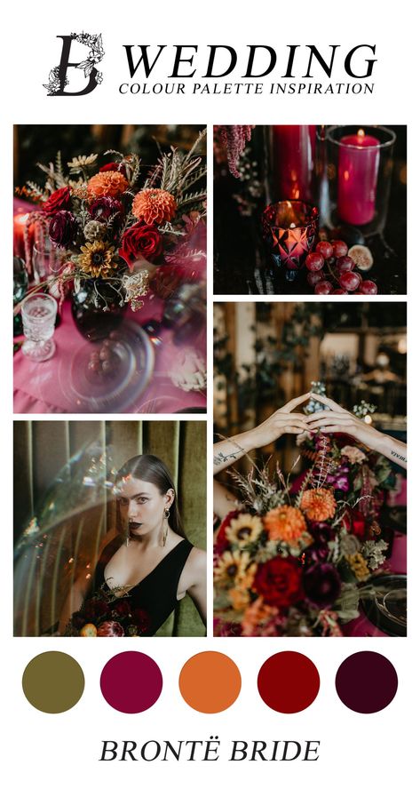 Black Burgundy Orange Wedding, Plum Black And Orange Wedding, Plum Burgundy Orange Wedding, Plum And Rust Wedding Color Palettes, Deep Purple And Burnt Orange Wedding, Eggplant Burnt Orange Wedding, Black Burgundy And Burnt Orange Wedding, Emerald Plum And Gold Wedding, Plum Burgundy And Burnt Orange Wedding