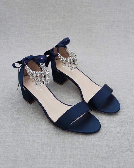 Light Blue Wedding Shoes, Wedding Shoes Flats Sandals, Wedding Shoes Block Heel, Quinceanera Shoes, Navy Blue Wedding Shoes, Navy Wedding Shoes, Mums Wedding, Wedding Shoes Pumps, Wedding Shoes Low Heel