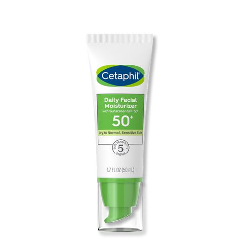 Cetaphil Daily Facial Moisturizer, Cetaphil Moisturizer, Normal Skin Type, Gentle Skin Cleanser, Sunscreen Moisturizer, Sunscreen Spf 50, Personal Care Products, Face Lotion, Facial Moisturizers