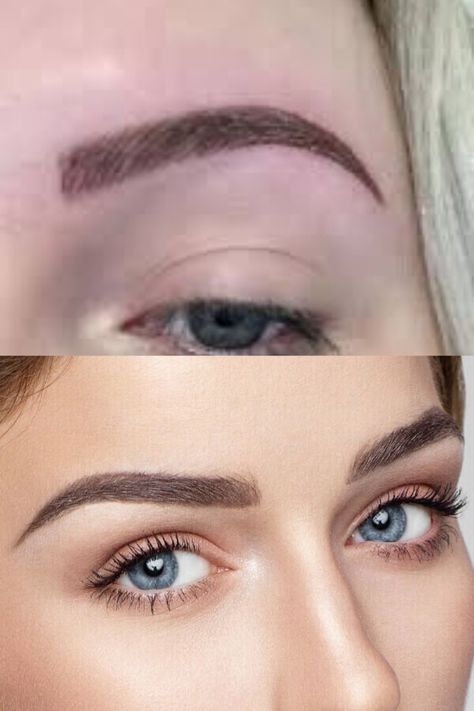 Eyebrow Tattoo Aftercare- Eyebrowsbar.com Tattooed Brows, Old Women With Tattoos, Tattoo Aftercare Tips, Eyebrow Tattoo Removal, Makeup Eyebrows, Brow Tattoo, The Healing Process, Permanent Makeup Eyebrows, Tattoo Care