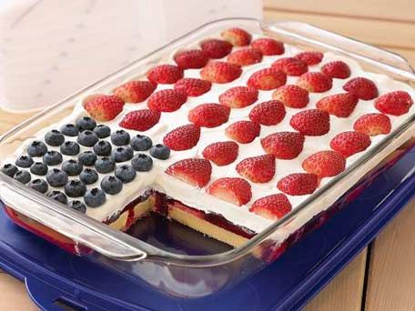 Flag Cheesecake, Bring To A Bbq, Sausage Crescent Rolls, Bbq Dessert, July 4th Recipes, Bbq Desserts, Bakery Sweets, Sugar Free Jello, Recipes For The Holidays