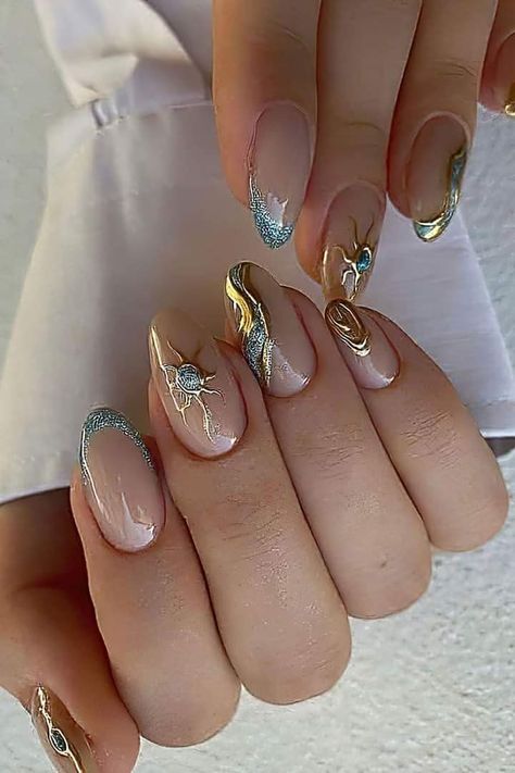 Latest Trendy Nails, Nails Designs 2024, Nails Decoration Ideas, Trendy Nails Autumn, Bold Nail Designs, Latest Nails, Bold Nails, Latest Nail Designs, Milky Nails