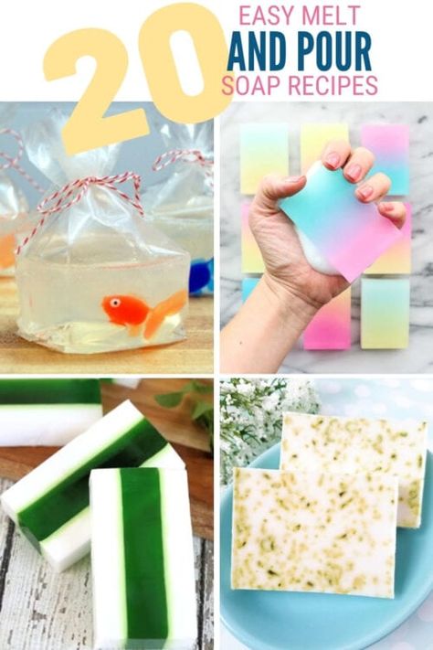 Soap Recipes For Beginners, Melt And Pour Soap Recipes, Easy Soap Recipes, Layered Soap, Diy Soap Recipe, Soap Melt And Pour, Peppermint Soap, Handmade Soap Recipes, Soap Tutorial