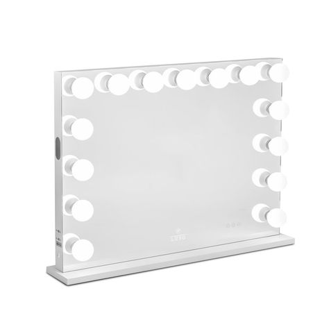 Vanity Hollywood Mirror, Cute Bedroom Mirrors, Room Decor Wishlist, Holly Wood Mirror, Preppy Mirror, Mirror For Room, Hollywood Mirror Vanity, Mirrors For Vanity, Cute Mirrors