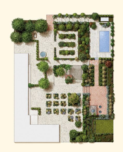 Italian Hillside, Resort Landscape, Italy Garden, Echinacea Plant, Site Plan Design, Hillside Villas, Moroccan Garden, Landscape Design Drawings, Garden Site