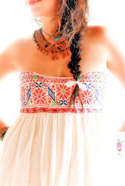 summer please Summer Clothes Collection, Mexican Embroidered Dress, Mexican Embroidery, Girls Summer Tops, Mode Boho, Summer Fashion Outfits, Cute Summer Outfits, Mode Vintage, Looks Style