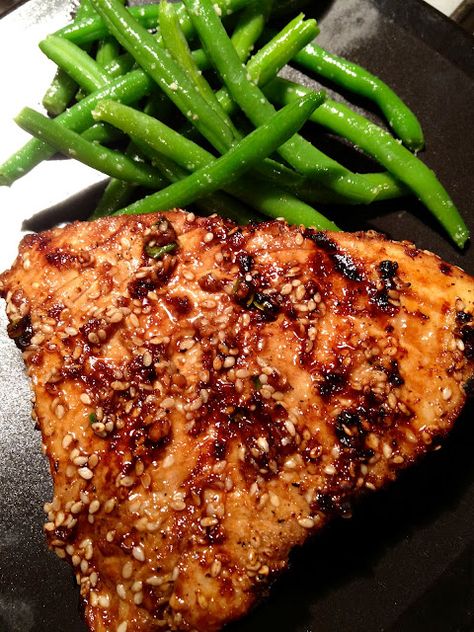 half tomato, half potato: Asian Sesame Grilled Tuna Steak Tuna Marinade, Grilled Tuna Steaks Recipes, Grilled Tuna Steak, Asian Tuna, Sesame Tuna, Tuna Steak Recipe, Grilled Tuna Steaks, Ahi Tuna Steak, Tuna Steak Recipes