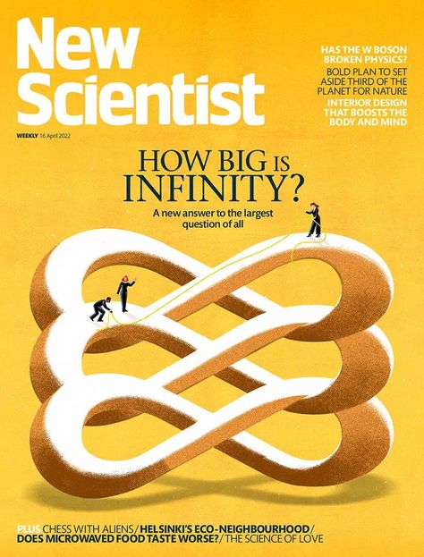 A new answer to the largest question of all. ISSUE 3382 | MAGAZINE COVER DATE: 16 April 2022 Science Of Love, Documents Design, New Scientist, Science Photos, Science News, Academic Writing, Years Younger, Digital Magazine, New Technology