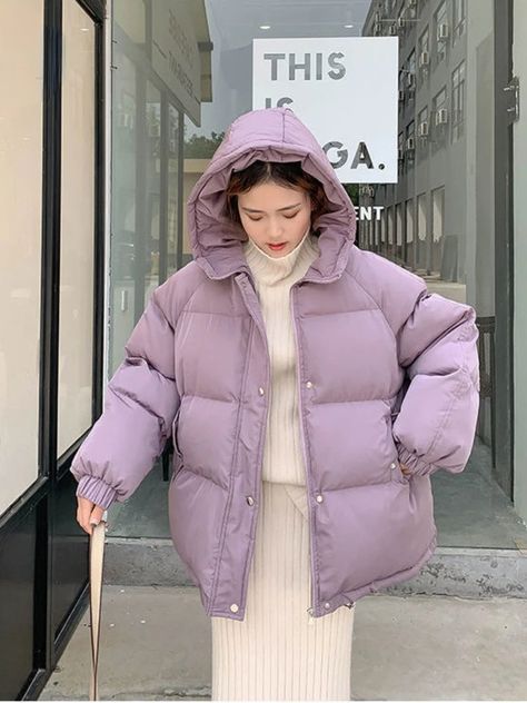 Oversized Puffer Coat, Parka Coat Women, Oversized Parka, Oversized Puffer Jacket, Short Parka, Ladies Short Jackets, Oversized Puffer, Padded Shorts, Puffer Parka