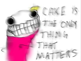 Hyperbole and a Half: The God of Cake - Blog full of Hilariousness! Allie Brosh, Hyperbole And A Half, Half Cake, 73rd Birthday, Cake Blog, Stick Figures, Bones Funny, Funny Things, Make Me Happy