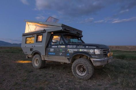 The Ford Bronco Camper – Blue Oval Trucks Flatbed Camper, Wrangler Camping, Jeep Wrangler Camping, Camping 4x4, Old Bronco, Expedition Overland, Pop Up Truck Campers, Diesel Trucks Ford, Custom Truck Beds