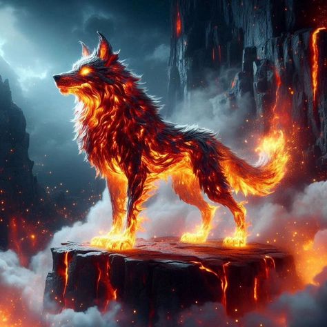 Fantasy Wolves, Fire Wolf, Cartoon Wolf, Wolf Photography, Fantasy Wolf, Werewolf Art, Wolf Wallpaper, Anime Wolf, Fantasy Creatures Art