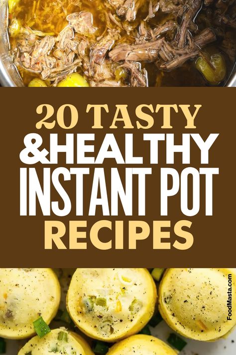 Discover the ultimate time-saving solution with these 20 Best Instant Pot Meal Prep Recipes that will revolutionize your kitchen routine! Say goodbye to stressful meal planning and hello to effortless cooking. These quick and easy Instant Pot recipes are perfect for busy days when you need a delicious meal in minutes. Whether you're looking for healthy options or comforting classics, these dishes have got you covered. Simplify your week with these flavorful Instant Pot meals that are guaranteed Creative Instant Pot Recipes, Instant Pot Pro Plus Recipes, Insta Pot Healthy Recipes, Quick Healthy Instant Pot Recipes, Instapot Healthy Meals, Easy Instapot Recipes, Instant Pot Meal Prep, Keto Beef Stew, Instant Pot Quinoa