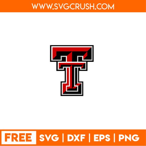 Texas Tech Logo For Cricut, Texas Tech Logo Svg, Texas Tech Tumbler, Texas Tech Svg Free, Texas Tech Logo, Cricket Images, Circuit Maker, Texas Logo, Logo Outline