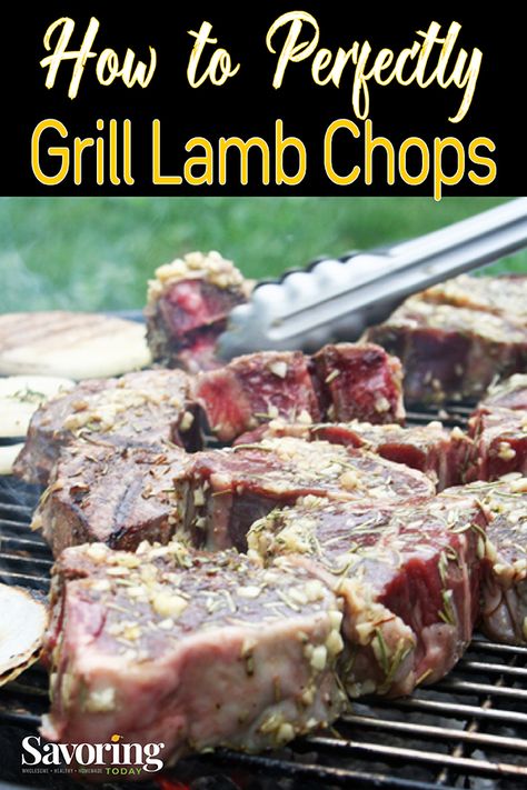 Lamb Chop Grilled, Lamb Chop Steak Recipes, How To Cook Lamb Chops On The Grill, Blackstone Lamb Chops, How To Grill Lamb Chops, Grilling Lamb Chops, Grilled Lamb Shoulder Chops, Grilled Lamb Loin Chops, Grilled Lamb Chop Recipes Marinade