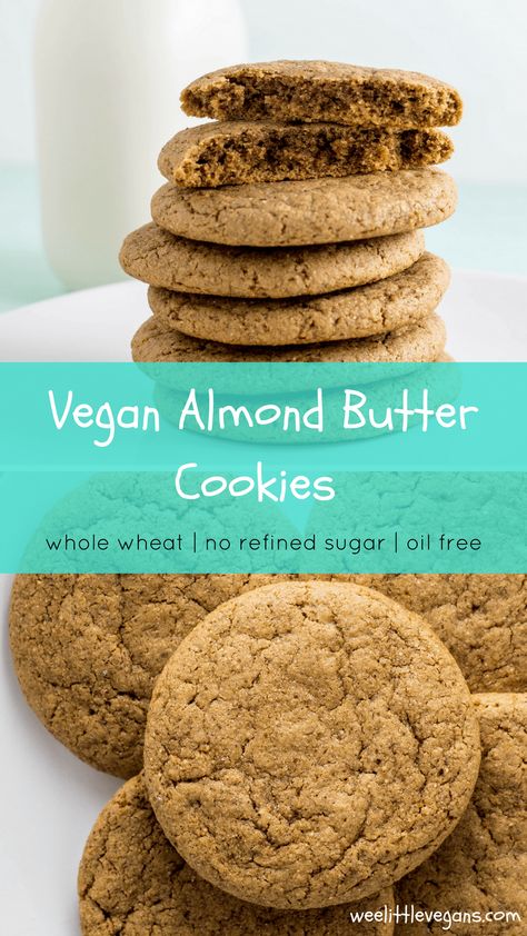 Daniel Fast Cookies, College Cookbook, Sunday Cooking, Cookies With Chocolate Chips, Almond Butter Recipes, Vegan Pudding, Cookies With Chocolate, Almond Butter Cookies, Healthy Protein Snacks