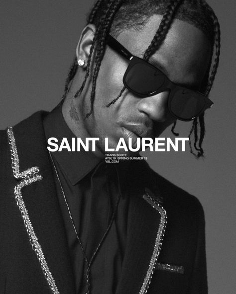 Travis Scott stars in Saint Laurent's spring-summer 2019 campaign. Travis Scott Wallpapers, Black And White Photo Wall, Boujee Aesthetic, Graphisches Design, Bedroom Wall Collage, Black And White Picture Wall, Celebrity Faces, Picture Collage Wall, Photo Wall Collage