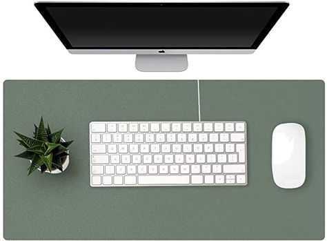 Computer Mat, Desktop Setup, Home Green, Large Mouse Pad, Leather Desk, Wrist Support, Writing Pad, Desk Mats, Work Table