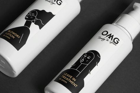 OMG Hair Product Packaging is Fun & Memorable | Dieline - Design, Branding & Packaging Inspiration Pin Packaging Ideas, Hair Product Packaging Design, Hair Product Packaging, Hair Packaging Design, Pin Packaging, Hair Accessories Packaging, Haircare Packaging, Packaging Design Beauty, Fun Drawings