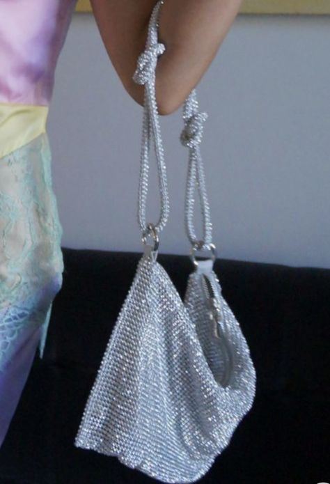 Silver Pouch Bag, Silver Purse Outfit, Homecoming Purse, Dinner And Wine, Hoco 2023, Sparkly Outfit, Diamond Purse, Sparkle Purse, Prom Planning