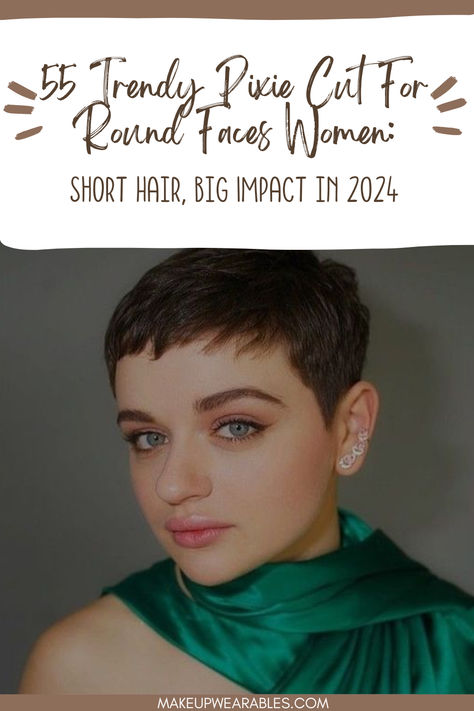 Pixie Cut For Round Faces Women Pixie Round Face Fine Hair, Jamie Lee Curtis Haircut Pixie Cuts, Boyish Haircut For Women Round Face, Pixie Hair Round Face Plus Size, Pixie Haircut For Full Faces, Super Short Hair Round Face, Pixie Hairstyles For Round Faces Over 40, Short Pixie Haircuts Straight Hair, Short Hair For Round Face Pixie