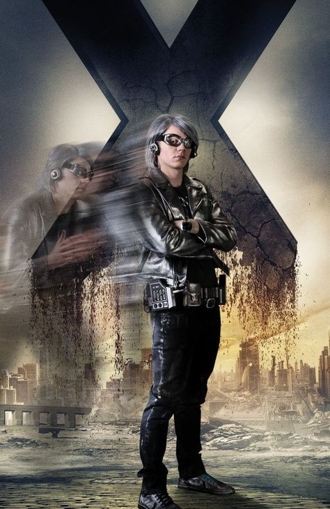 Evan Peters / Quicksilver Quicksilver Xmen, X Men Apocalypse, Peter Maximoff, X-men Apocalypse, Quick Silver, Costume Guide, Mega Pokemon, Patrick Stewart, Ian Mckellen