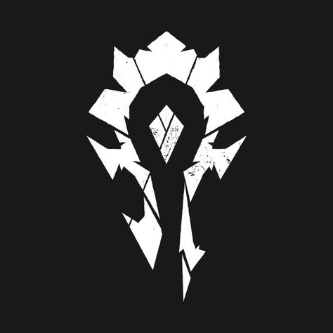 For the Horde / White / Tshirt Arch Demon, Horde Tattoo, Emblem Ideas, Horde Symbol, Warcraft Wallpaper, Wow Horde, Warcraft Horde, Hawthorne Heights, Guild Hall