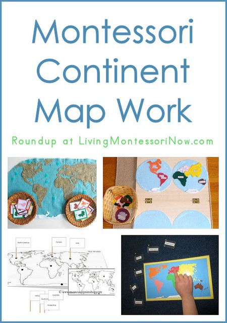 Round-up of Montessori Continent Map Work. #Geography is a big part of #Montessori curriculum- these are all DIY activities to help kids explore #maps. Montessori Culture, Continent Boxes, Preschool Social Studies, Continent Map, Montessori Geography, Geography For Kids, Geography Activities, Montessori Lessons, Teaching Geography