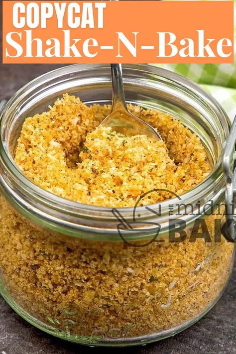 Chicken And Pork Recipes, Chicken Shake And Bake, Baked Chicken Seasoning, Homemade Shake And Bake, Shake N Bake Chicken, Baking Mix Recipes, Shake And Bake, Homemade Dry Mixes, Homemade Seasoning