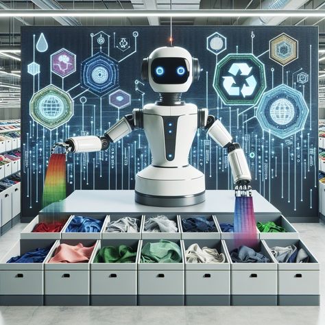 🧵 AI in Textile Recycling: AI sorts and identifies materials for efficient textile recycling. Could AI reduce waste in the fashion industry? #AITextileRecycling #SustainableFashion Textile Recycling, Reduce Waste, Industrial Style, Sustainable Fashion, Recycling, Textiles