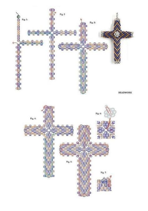 Beaded Crosses, Diy Jewelry Making Tutorials, Seed Bead Jewelry Patterns, Native Beading Patterns, Diy Slippers, Wire Wrapped Jewelry Tutorials, Bead Embroidery Tutorial, Bead Tutorials, Bead Charms Diy