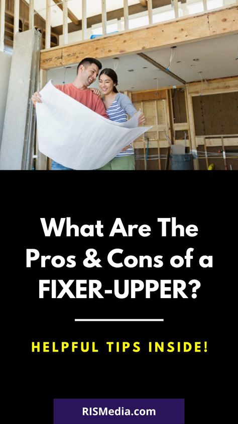 Fixer-upper Fixer Upper Home, Fixer Upper House, Upper House, Top Realtor, Real Estate Articles, Mortgage Tips, Real Estate Advice, Home Buying Tips, Pros And Cons