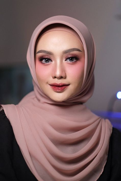 Make Up Perpisahan, Make Up Arab, Makeup Graduation Hijab, Hairdo For Graduation, Makeup Wisuda Hijab Flawless, Malaysian Makeup, Makeup Pengantin Muslim, Graduation Look Makeup, Makeup Lamaran